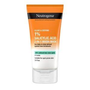 Neutrogena Clear & Defend Salicylic acid 2 in 1 Wash Mask