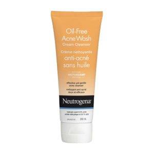 Neutrogena Oil-Free Acne Wash Cream Cleanser 200ml